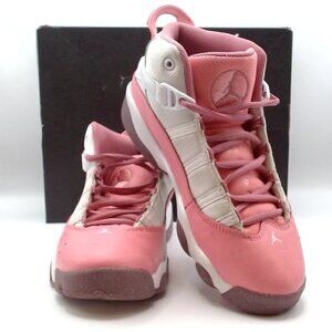 Nike Air Jordan 6‎ Rings GS Coral Chalk Pink White Youth 3.5Y